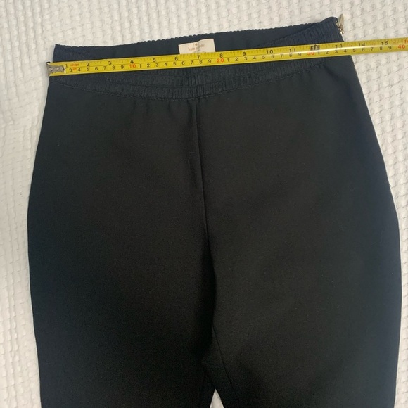 Kate Spade Classic Black Pants Blaze a Trail Elastic Waist Legging Cropp Sz4 - Picture 3 of 12